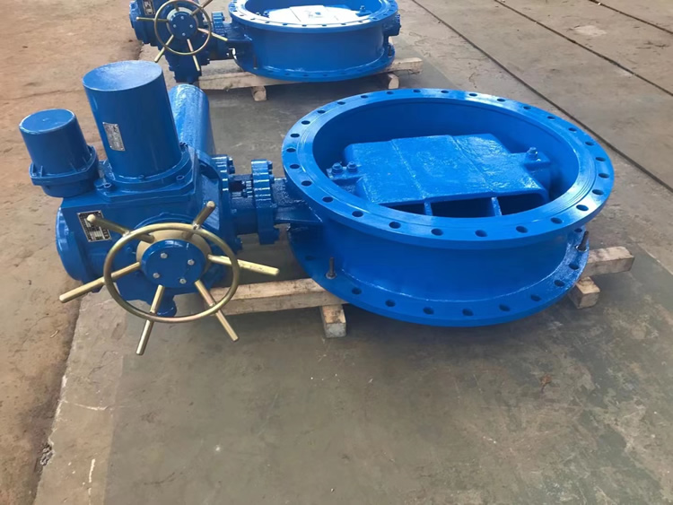 鑄鐵碳（tàn）鋼多層次水（shuǐ）處理電動雙偏心法蘭91香蕉视频2SD941X-10(圖（tú）文)