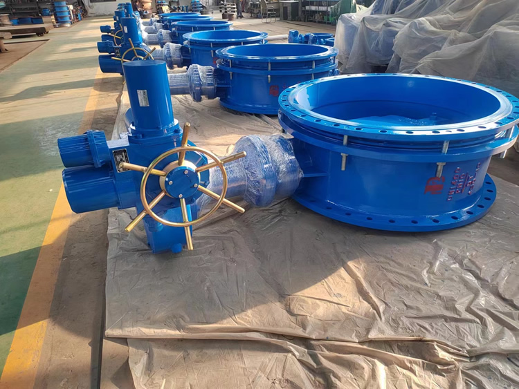 鑄鐵碳鋼多層次水處理電動雙偏心法蘭91香蕉视频（fá）2SD941X-10(圖文)